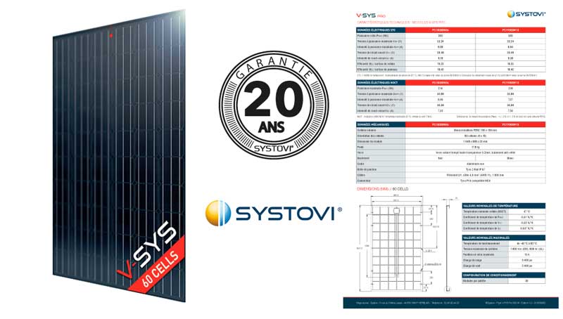 Fiche technique Module V-Sys pro 300